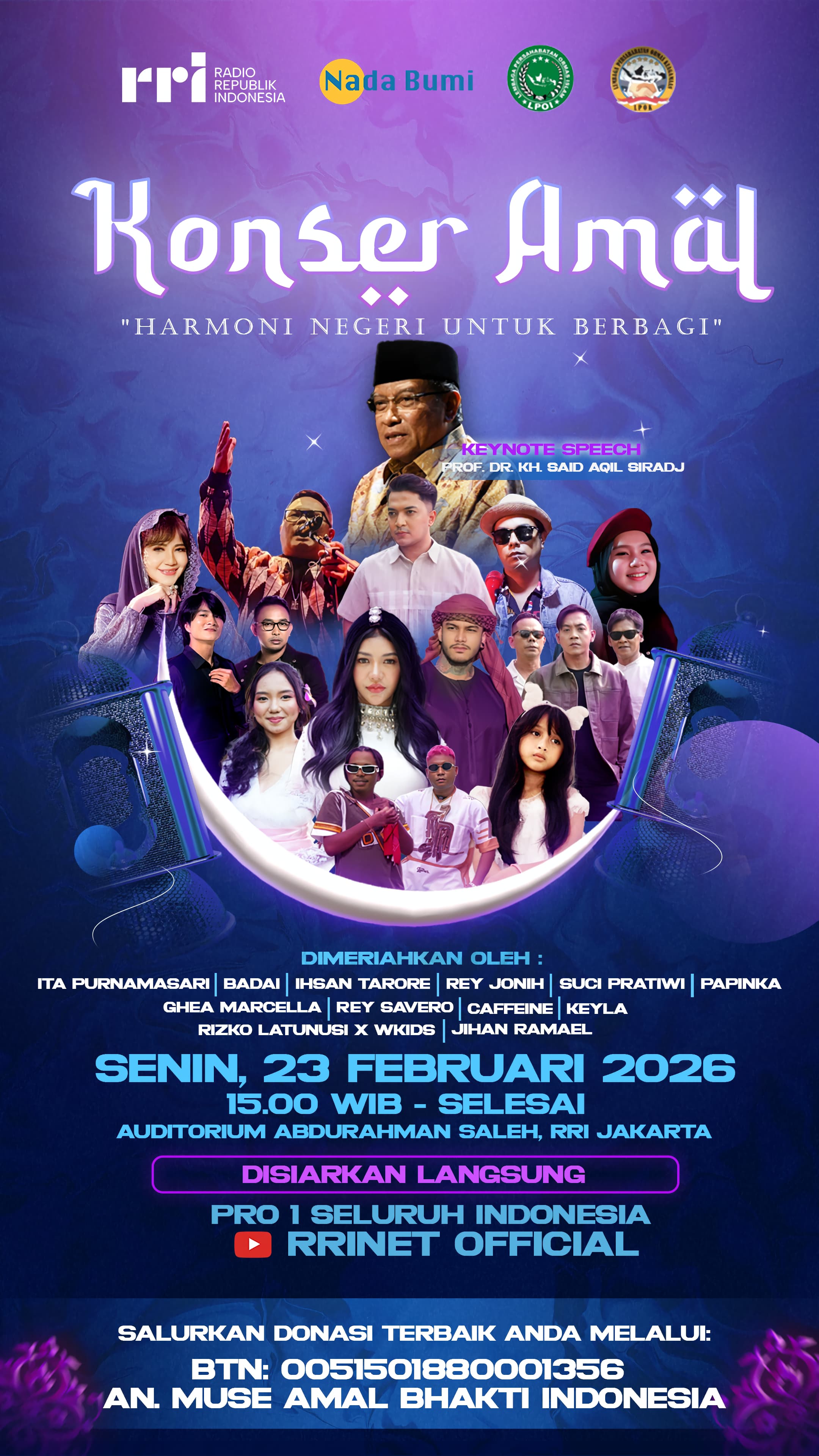 Poster Konser Amal